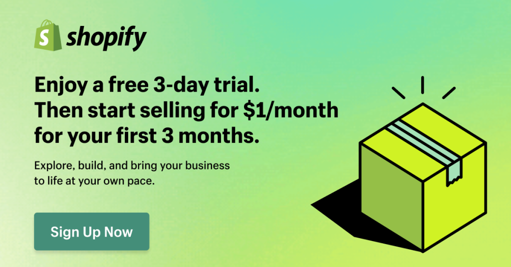 shopify free trial