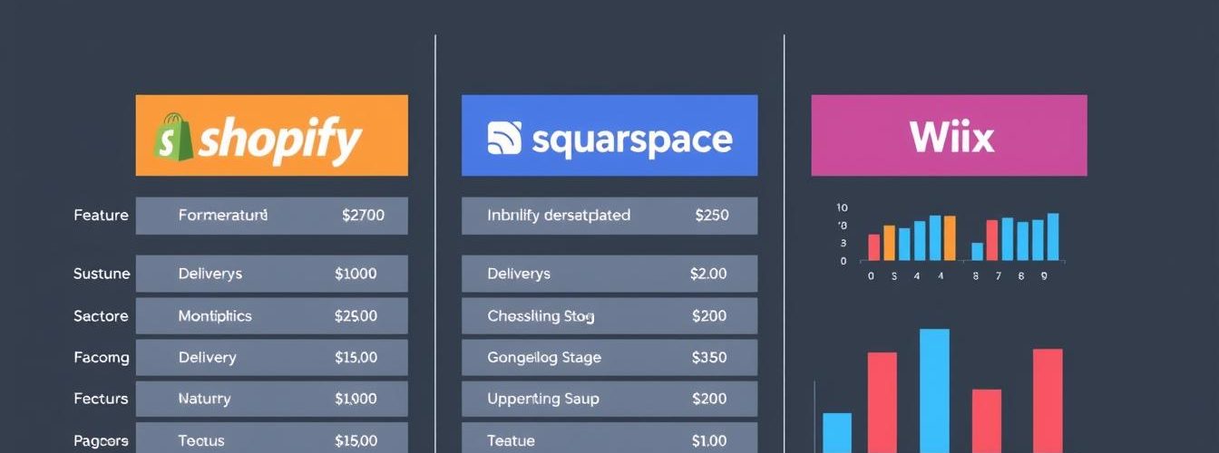 shopify vs squarespace vs wix