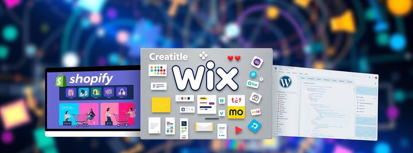 shopify vs wix vs wordpress