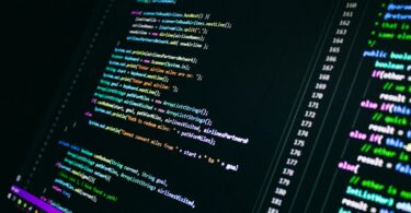 Colorful formatted code on a computer screen, like JSON shown in a Json Viewer Chrome extension