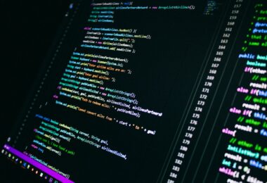 Colorful formatted code on a computer screen, like JSON shown in a Json Viewer Chrome extension